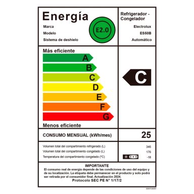 REFRIGERADOR SIDE BY SIDE ELECTROLUX ES50B 530 L NO FROST NEGRO - 7