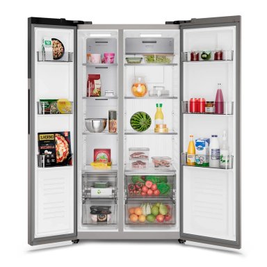 REFRIGERADOR SIDE BY SIDE ELECTROLUX ES50S 530 L NO FROST PLATA - 4