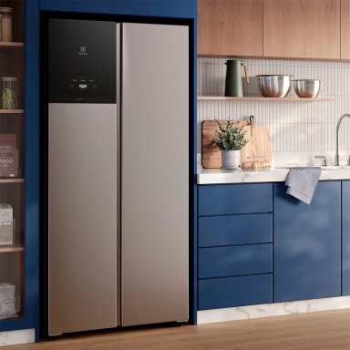 REFRIGERADOR SIDE BY SIDE ELECTROLUX ES50S 530 L NO FROST PLATA - 5