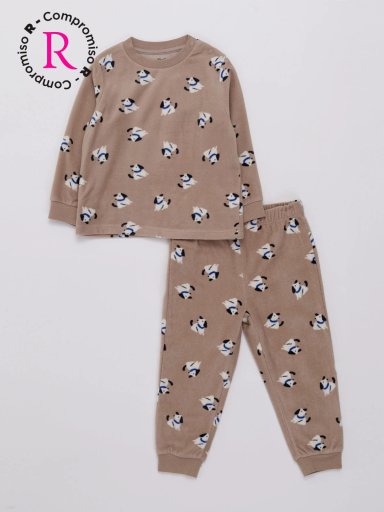 PIJAMA 2 PIEZAS NIÑO BABY HARVEST MICROPOLAR - 1