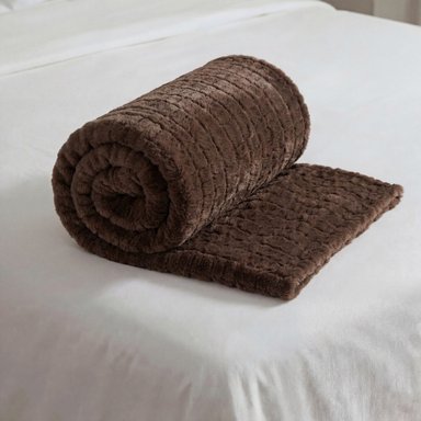 MANTA RIPLEY HOME PELUDA FLECO TAUPE - 2