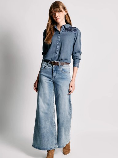 BLUSA MUJER TATIENNE MANGA LARGA MOSTACILLAS - 4