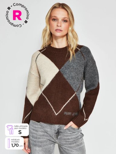 SWEATER MUJER PEPE JEANS LANA JACQUARD - 1