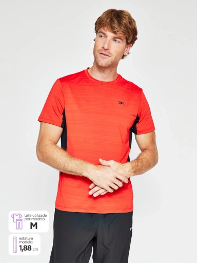 POLERA HOMBRE REEBOK MANGA CORTA ATHLETE TRAIN - 1