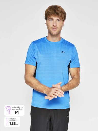 POLERA HOMBRE REEBOK MANGA CORTA ATHLETE TRAIN - 1