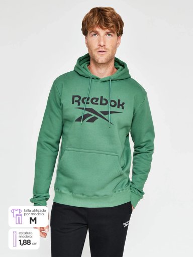 POLERON HOMBRE REEBOOK ALGODÓN CON CAPUCHA - 1