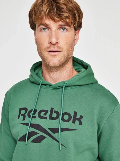POLERON HOMBRE REEBOOK ALGODÓN CON CAPUCHA - 3