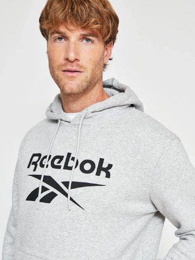 POLERON HOMBRE REEBOOK ALGODÓN CON CAPUCHA - 3