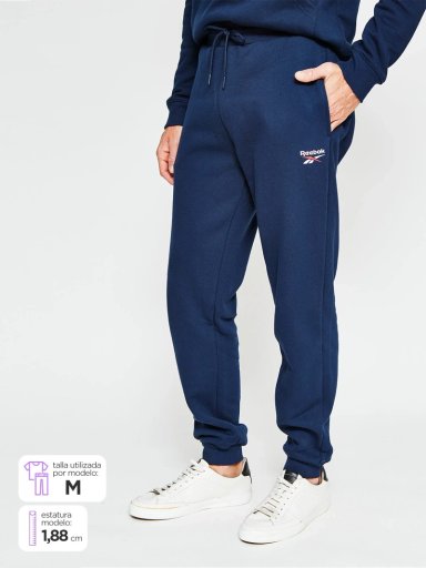 PANTALÓN HOMBRE REEBOK ALGODÓN SMALL LOGO - 1