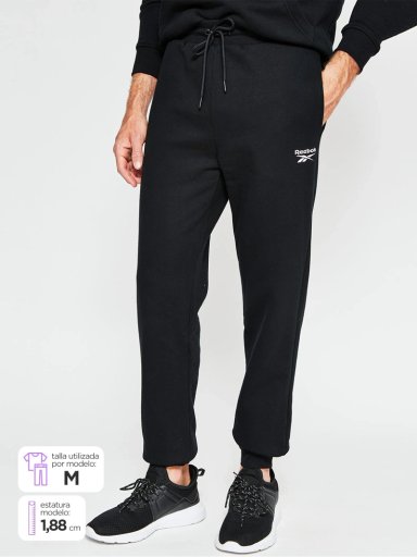 PANTALÓN HOMBRE REEBOK ALGODÓN SMALL LOGO - 1