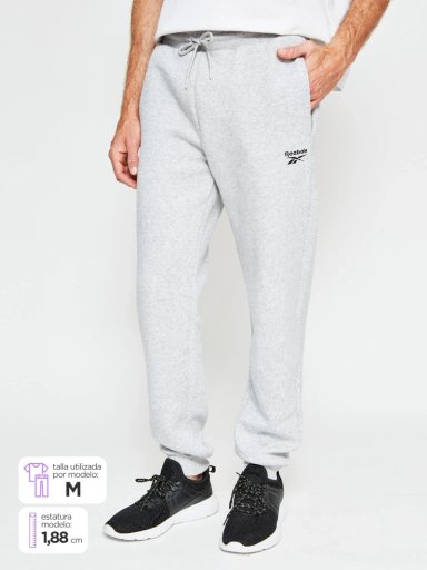 PANTALÓN HOMBRE REEBOK ALGODÓN SMALL LOGO - 1