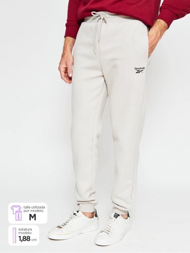 PANTALÓN HOMBRE REEBOK ALGODÓN SMALL LOGO - 1