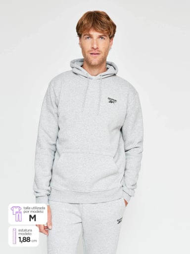 POLERON HOMBRE REEBOK ALGODÓN SMALL LOGO - 1
