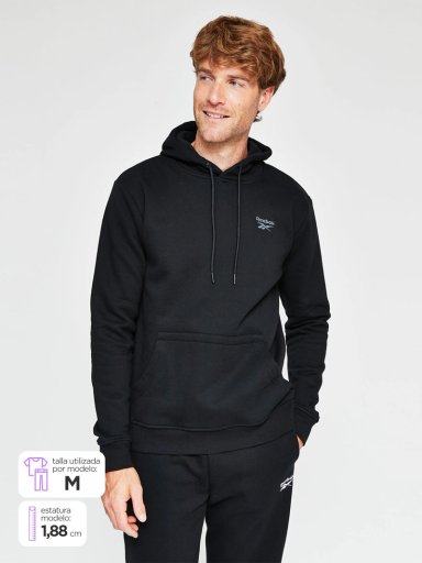 POLERON HOMBRE REEBOK ALGODÓN SMALL LOGO - 1