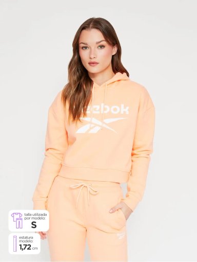 POLERON MUJER REEBOK ALGODÓN BIG LOGO - 1