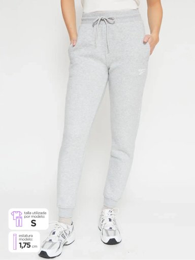 PANTALÓN MUJER REEBOK ALGODÓN SMALL LOGO - 1