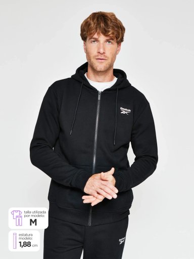 POLERON HOMBRE REEBOK ALGODÓN SMALL LOGO - 1