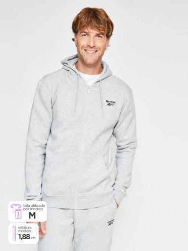 POLERON HOMBRE REEBOK ALGODÓN SMALL LOGO - 1