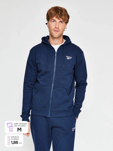 POLERON HOMBRE REEBOK ALGODÓN SMALL LOGO - 1