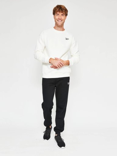 POLERON HOMBRE REEBOK ALGODÓN SMALL LOGO - 4