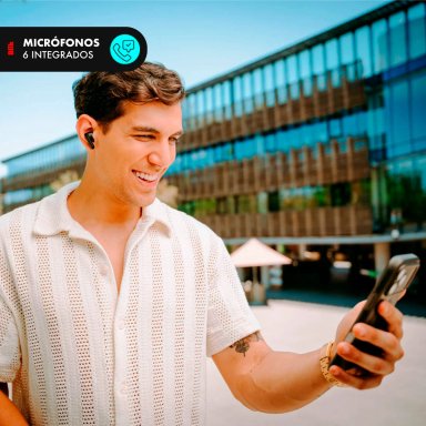AUDÍFONOS BLUETOOTH BLIK AIR1000 CANCELACIÓN DE RUIDO ADAPTATIVA 25 HRS - 10