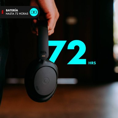 AUDÍFONOS BLUETOOTH BLIK AURA950 CANCELACIÓN DE RUIDO 72H - 6