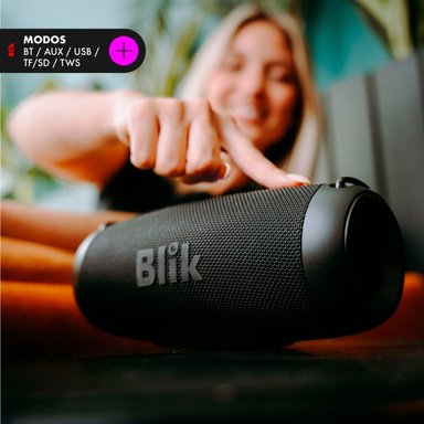 PARLANTE BLUETOOTH PORTÁTIL BLIK POWERBASS30 30W RMS 34 HRS - 9