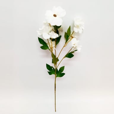 FLOR DECORATIVA RIPLEY HOME CAMELIA GRANEL BLANCO - 1