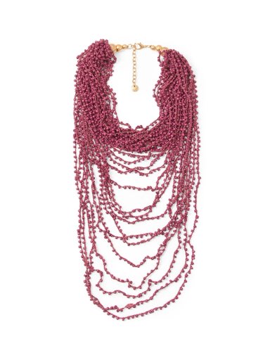 COLLAR MUJER SFERA CHOKER MULTIFILAS - 1