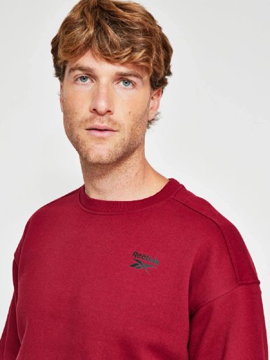 POLERON HOMBRE REEBOK ALGODÓN SMALL LOGO - 3