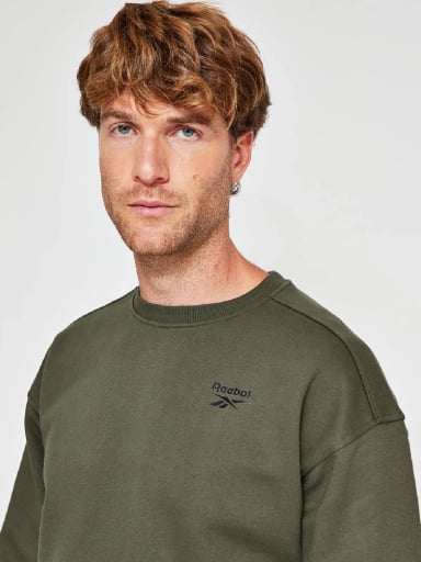 POLERON HOMBRE REEBOK ALGODÓN SMALL LOGO - 3