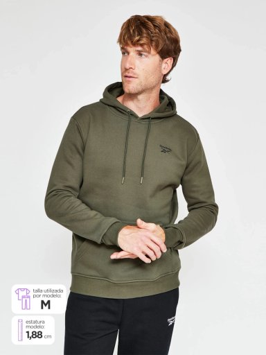 POLERON HOMBRE REEBOK ALGODÓN SMALL LOGO - 1