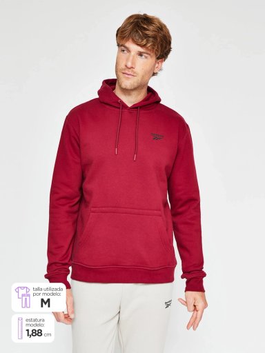POLERON HOMBRE REEBOK ALGODÓN SMALL LOGO - 1