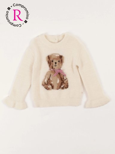SWEATER NIÑA BABY HARVEST EFECTO PELO - 1