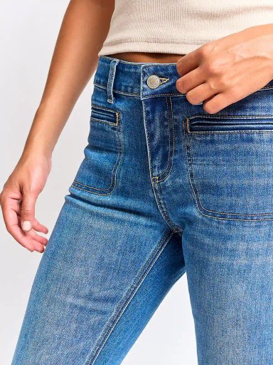 JEANS MUJER INDEX ALGODÓN FLARE - 4