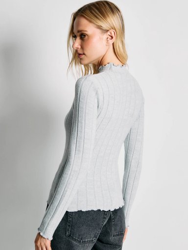 POLERA MUJER INDEX MANGA LARGA CUELLO RULE - 2