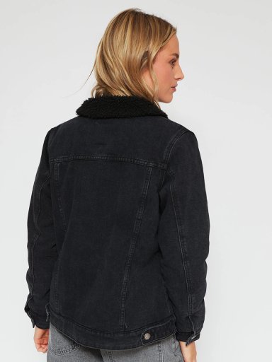 CHAQUETA MUJER INDEX ALGODÓN CORTO DENIM CHIPORRO - 2