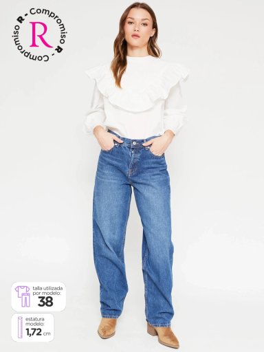 JEANS MUJER PEPE JEANS ALGODÓN BARREL - 1