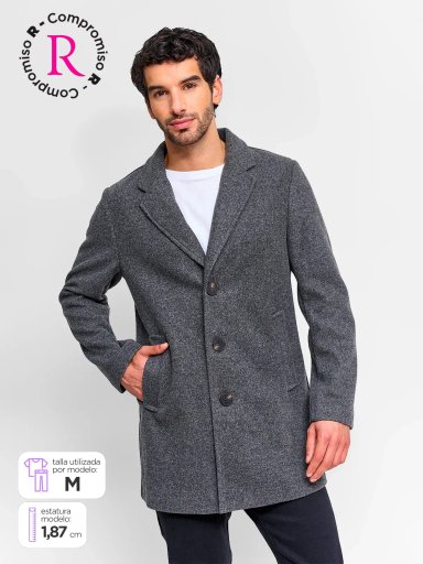 ABRIGO HOMBRE INDEX BOTONES - 1