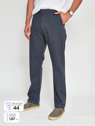 PANTALÓN HOMBRE LACOSTE ALGODÓN  - 1