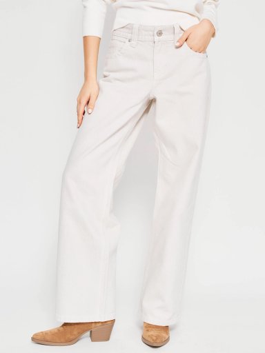 JEANS MUJER INDEX ALGODÓN WIDE LEG TIRO BAJO - 2