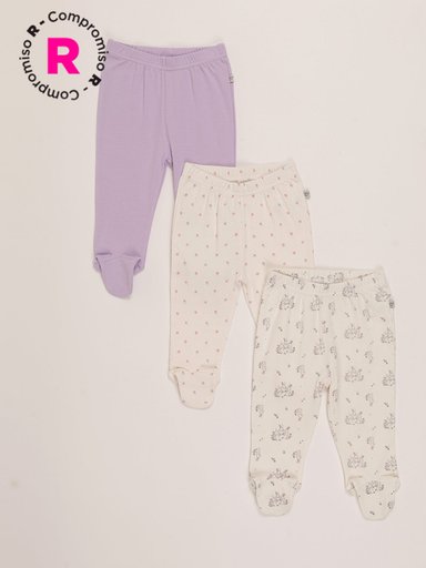 PACK X3 PANTYS NIÑA BABY HARVEST - 1