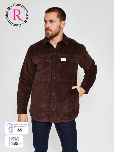 CHAQUETA HOMBRE HALF ALGODÓN COTELÉ - 1
