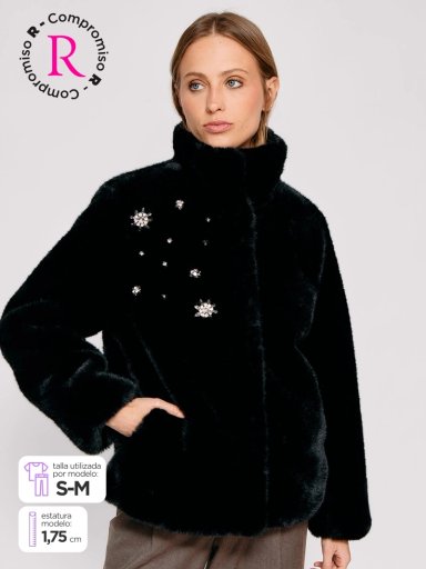 CHAQUETA MUJER CACHAREL PELUDA - 1