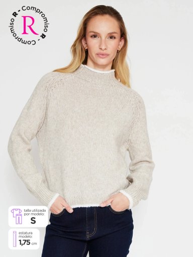 SWEATER MUJER REGATTA CUELLO MOCK MANGA LARGA - 1