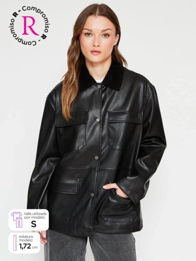 CHAQUETA MUJER BARBADOS LARGA - 1
