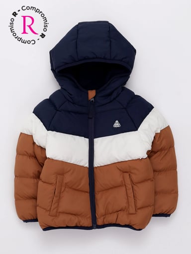 PARKA NIÑO BABY HARVEST BLOQUES COLORES - 1