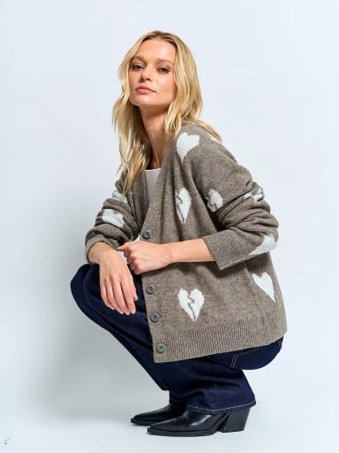 CARDIGAN MUJER BARBADOS JACQUARD - 4