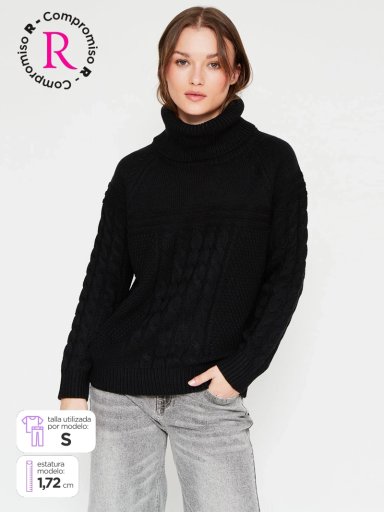 SWEATER MUJER PEPE JEANS CUELLO MOCK - 1