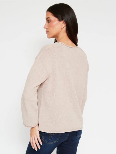 SWEATER MUJER AZIZ CUELLO EN V - 2